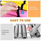 HTVRONT Vinyl Storage Organizer, Vinyl Roll Holder Holds Up to 48 Rolls, Grey Craft Vinyl Organizer Wall Mount/Hanging Over the Door, Vinyl Roll HTVRONT