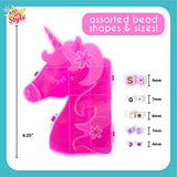 Just My Style Alphabet Beads Bracelet Making Studio By Horizon Group USA, Make 50+ Custom Bracelets With Over 2000+ Premium Beads, Includes Storage Just My Style