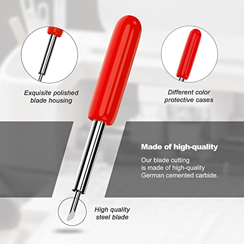 50PCS Replacement Cutting Blades Compatible with Cricut Explore Air/Air 2/Air 3/, Standard Fine Point Blade Compatible with Cricut Maker/Maker Aleybloodes