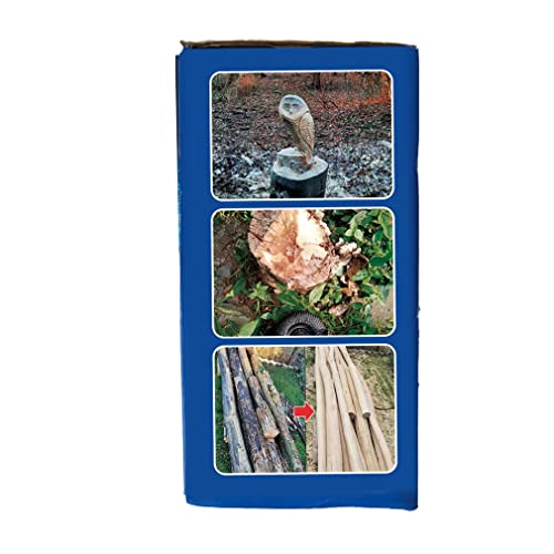 OBA Wood Carving Disc Set 3 PCS 4-1/2" Wood Grinding Wheel Sets with 7/8" Arbor for Angle Grinder Grinding and Polishing OBA