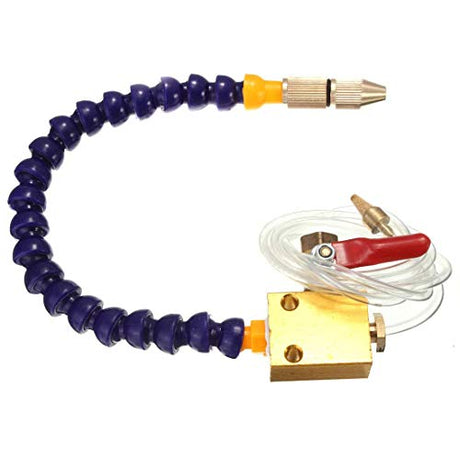 ChgImposs Mist Coolant Mist Lubrication System Unit, Metal Cutting Engraving Cooling Sprayer Machine with Air Pipe for CNC Lathe Milling Drill ChgImposs