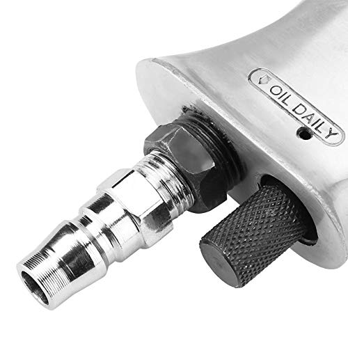 Air Chisel,Air Hammer, 150mm Industrial Handle Straight Straight Type Pneumatic Hammer Tool with Chisel Punch Bits Tools Kit for General Cutting, Semme