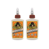 Gorilla Wood Glue, 4 Ounce Bottle, Natural Wood Color, (Pack of 2) Gorilla