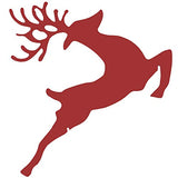 Reindeer Cutout Unfinished Wood Christmas Holiday Door Hanger Winter Seasonal Door Hanger MDF Shape Canvas Style 4 Diverse Woodworking