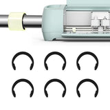 Rubber Roller Resolution for Cricut Maker, Keep Rubber in Place with Retaining Rings Keep Rubber from Moving, Compatible with cricut Maker/Maker 3 CATOSUM