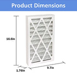 5-Micron Outer Air Filter Replacement Compatible with WEN 3410/ POWERTEC AF4000/ Shop Fox W1830/ Grizzly G0738 Air Filtration System. Compared to Cooyafan