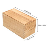 COHEALI Box Box Pull Out Wooden Box Wood Box Wood Packing Box Large Container Makeup Organizer Drawers Unfinished Treasure Chest Large Jewelry COHEALI