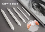 N NOROCME 12 PCS Blending Stumps and Tortillions Paper Art Blenders with Sandpaper Pencil Sharpener Pointer for Student Artist Charcoal Sketch N NOROCME