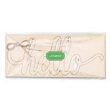 Vosarea Hello Wood Sign Cutout Hello Wooden Letter Sign DIY Block Words Sign for Wreath Home Door Wall Decor Art Decoration (35x14x0.5cm) VOSAREA