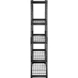 VEVOR Storage Shelving Unit, 5-Tier Adjustable, 2000 lbs Capacity, Heavy Duty Garage Shelves Metal Organizer Wire Rack, Black, 36" L x 16" W x 72" H VEVOR