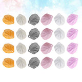 Healifty 200pcs Flower Necklace Jewelry Finding Charms Petal Beads Charms Beaded Earrings Floral Earrings Petals Charms Beads for Jewelry Making Healifty