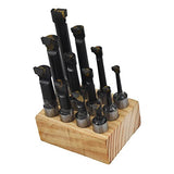 waltyotur Boring Bar Set 5/8 Inch Boring Bars for Boring, Lathe or Milling Machines 12-Pack waltyotur