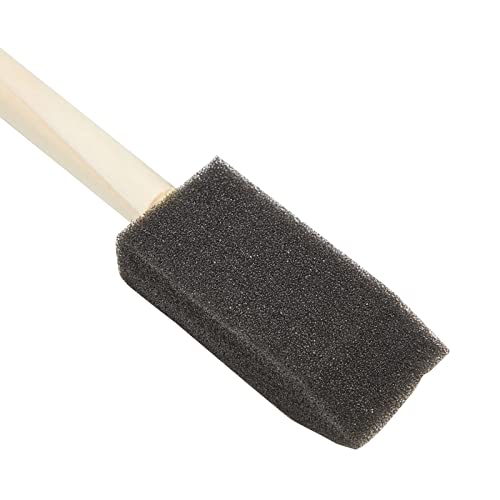 120 Pack Foam Paint Brushes - Bulk 1 Inch Sponge Paint Brush for Acrylic, Watercolor, Staining, Varnishing, Mod Podge - WoodArtSupply