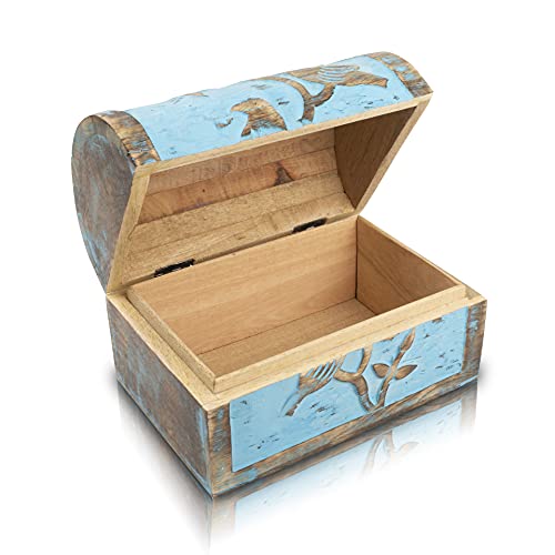 Great Birthday Gift Ideas Handmade Decorative Wooden Jewelry Box Jewelry Organizer Keepsake Box Treasure Chest Trinket Holder Watch Box Storage Lock The Great Indian Bazaar