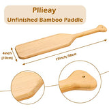 Pllieay 15 Inch Unfinished Bamboo Paddle, Sorority Fraternity Paddle, Greek Paddle for DIY Home Decoration Pllieay
