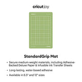 Cricut Joy StandardGrip Mat 4.5" x 6.5" Reusable Cutting Mat for Crafts with Protective Film, Use with Cardstock, Iron On, Vinyl and More, Compatible Cricut