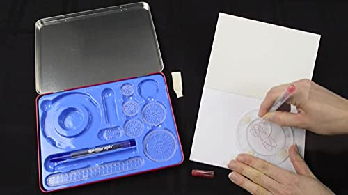 Spirograph Design Set Tin - Spiral Art Kit with Classic Gear Design Kit in a Collectors Tin for Kids Ages 8 and Up Spirograph