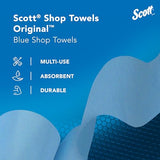 Scott® Shop Towels Original (75147), Blue, (55 Towels/Roll, 12 Rolls/Case, 660 Towels/Case) SCOTT SHOP ORIGINAL