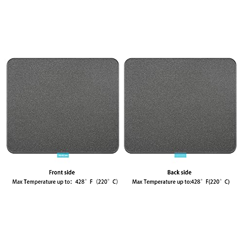WORKLION Heat Press Mat 11"x13": Double-Sided Fireproof Materials Protective Resistant Mat for Cricut Easypress/Easypress 2 & HTV Craft Vinyl Ironing WORKLION