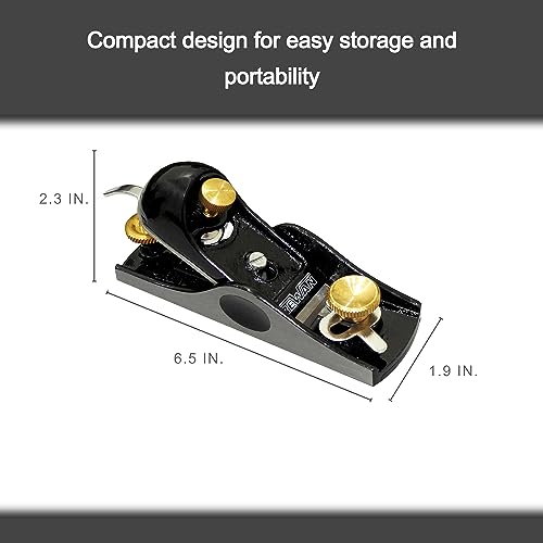 Rewan Block Plane with Sack-Up and Extra Blade - WoodArtSupply