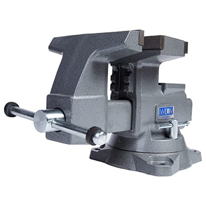 Wilton 8" Reversible Bench Vise, 9-1/4" & 14-1/2" Jaw Opening, 360° Swivel Base (4800R) - WoodArtSupply