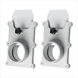 POWERTEC 70134-P2 2-1/2-Inch Aluminum Blast Gate for Dust Collector, Dust Collection Fittings - 2 PK POWERTEC