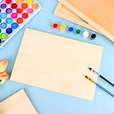 15 Pack Unfinished Wood Canvas Panels Kit 11.8x7.9 Inch Wooden Panel Boards Wood Paint Pouring Panels Wooden Canvas Panels Boards for Painting, Uoeo