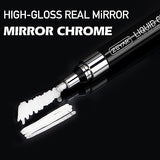 ZEYAR Liquid Chrome Marker Paint Marker, Silver Mirror Pen for smooth surfaces, High-gloss Mirrored display effects, Medium Point, set of 3 ZEYAR