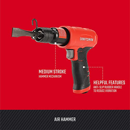 Craftsman CMXPTSG1010NB Air Hammer, Red and Black - WoodArtSupply