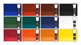 Sargent Art 23-0501, Acrylic Tube Paint, 12ml, 12 Colors, Use with Canvas, Wood, Craft Projects, Perfect for Beginning Artists to Students and Sargent Art