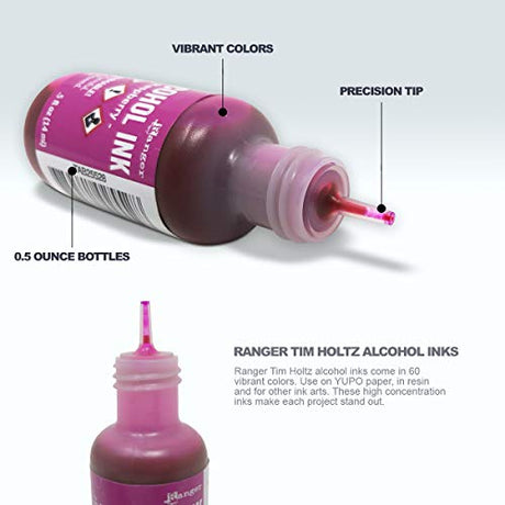 Ranger Alcohol Inks New 2020 Colors Bundle Boysenberry, Cobalt, Dijon, Ember, Everglades, Fiesta, Glacier, Gumball, Laguna, Mojito, Monsoon, Moss, GRAS Art Bundles