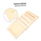 KALLORY 12 Pcs Clay Picture Frame 3d Wood Diy Photo Wallet Size Picture Frames Natural Clay Unfinished Picture Frames Bulk Picture Frames Farmhouse KALLORY