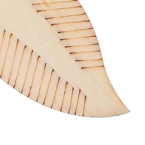 KALLORY 1 Set Wood Earrings Blank Unfinished Wood Earrings Teardrop Ellipse Pendants Sublimation Earring Blanks Wooden Earring Blank for Women Girls KALLORY