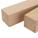 MANCHAP 30 Pack 6 x 1 x 1 Inch Basswood Carving Blocks, Soft Solid Unfinished Wood Whittling Blocks, Basswood Square Wood Blocks for Carving and MANCHAP