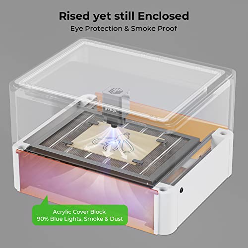 xTool M1 Riser Base with Honeycomb Panel, Honeycomb Working Panel for Fast Heat Dissipation and Desktop-Protecting, 16.8"x 12.1"x 4.7" - WoodArtSupply