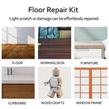 Wood Floor Furniture Scratch Repair Kit of 11 Colors Wax, Leepesx Laminate Repairing Kit with Melting Tool for Cracked Stone Crack Chip Ceramic Floor Leepesx