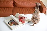UGears Mechanical Models 3-D Wooden Puzzle - Mechanical Hurdy-Gurdy Musical Instrument UGEARS