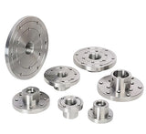 VINWOX 4" Wood Lathe Steel Faceplate, 1”x8TPI Spindle Thread Woodworking Machine Chuck Face Plate VINWOX