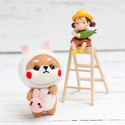 BAGERLA Needle Felting Kit, Complete Needle Felting Tools and Supplies, Needle Felting Beginner Kits, Animals Wool Felting Kits for DIY Felting BAGERLA