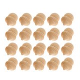 Healifty 20pcs Acorn Charms Unfinished Acorn Wooden Acorn Craft Wood Doll Bodies DIY Acorn Crafts DIY Crafts Real Driftwood Sensory Wooden peg Healifty
