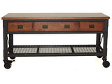 Duramax Rolling Workbench Furniture 72 in. x 24 in. with 3 Drawers, for Home, Garage, Workshop DURAMAX