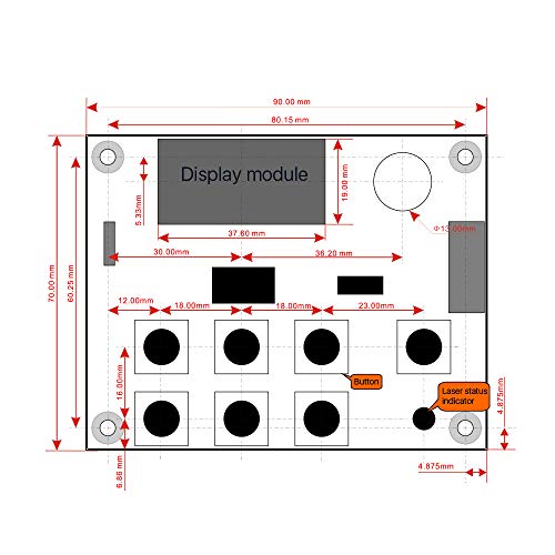 LIHUIYU CO2 Laser Controller Suit M2 Nano Mainboard + Control Panel +Cable + Dongle B System for Engraver Cutter DIY 3020 3040 K40 - WoodArtSupply