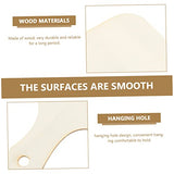 COHEALI 2pcs Diy Tray Pizza Tools Ketchup Bottles Squeeze Small Serving Board Pizza Paddle 14 Inch Unfinished Wood Paddle Unfinished Cutting Board COHEALI