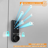 METALTIGER Office Metal Storage Cabinet Wardrobe - Metal Storage Locker with Locking Doors, Adjustable Shelf Height & Position, Removable Hanging METALTIGER