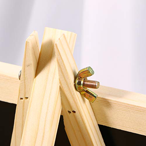 DECHOUS 2pcs Photo Display stand table Photo Frame unfinished wood braces kit wood Photo Frame wedding photo frame mini photo easel photo collage kit DECHOUS