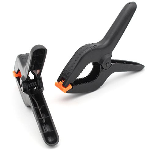 Tueascallk 9" Heavy Duty Nylon Spring Clamps, Woodworking Clamp, for Home Improvement and Photography Projects, The Maximum Opening of the Jaw is Tueascallk