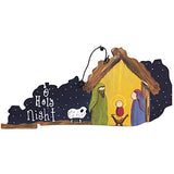 Kentucky Cutout Unfinished Wood Home Decor Everyday Door Hanger MDF Shape Canvas Style 1 Diverse Woodworking