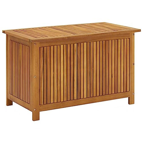 Patio Storage Box 35.4"x19.7"x22.8" Solid Acacia Wood vidaXL