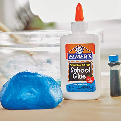 Elmer's Liquid School Glue, Washable, 4 Ounces Each, 12 Count - Great for Making Slime Elmer's