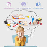 STEM Kits for Kids Ages 8-10-12, Robot Building Crafts Kit for Boys Age 6-8, Wood Science Projects, 3D Wooden Puzzles, Woodworking Model Christmas Yutin